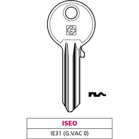 Silca chiave ottone ie31 (g. vac 2) iseo (20 pezzi) - Silca