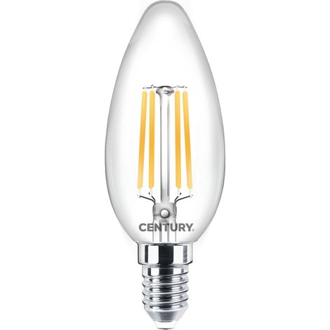 Lampadina LED a filamento Incanto Candela Century 6,5W E14 4000K