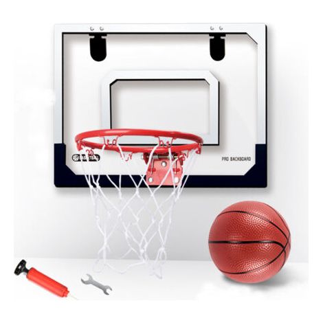 Mini panier de basket pour enfants et adultes, mini panier de basket d'intérieur pour porte murale et chambre à coucher, bureau avec 1 ballon de basket. (1/5)