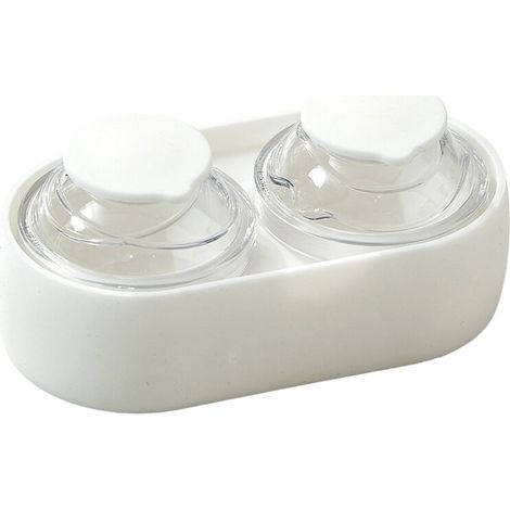 Stampo rotondo in silicone per cubetti di ghiaccio - Bianco
