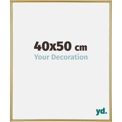 yd. - Cadre photo 40x50 - Or - Plastique - Annecy