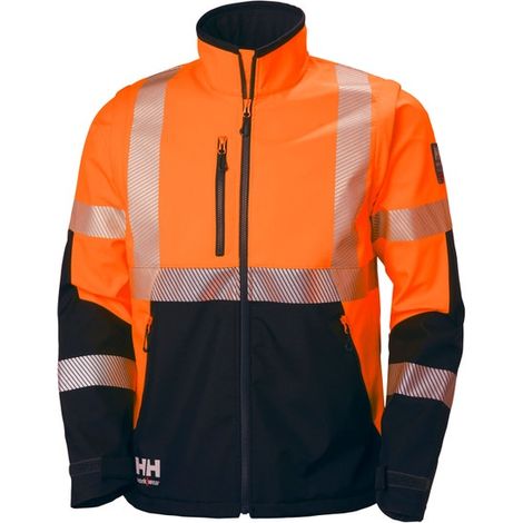 Helly Hansen Workwear Icu Hi-Vis Softshelljacke orange 2XL (1/2)