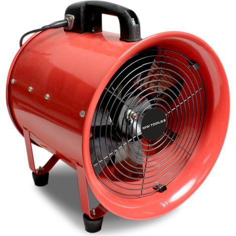 Mw Tools – Ventilateur extracteur mobile 300 mm – 500 W – Débit d’air élevé pour espaces confinés – MV300