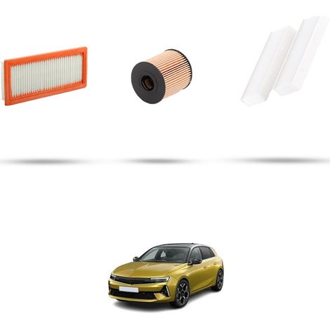 Kit tagliando 3 filtri compatibile con Opel Astra L 1.6 133kw Dal 2021 (1/4)
