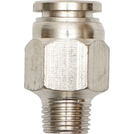 Connettore rapido in metallo dritto e vite in metallo M8 con 1/8 (1/3)