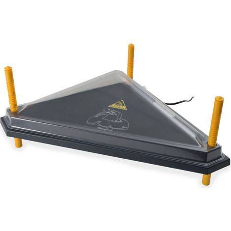 Couvercle De Protection Pet Pour Panneau Chauffant 15 À 20 Poussins Triangle 40x40cm - Olba