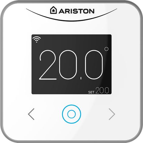 Termostato inteligente wifi, Ariston, Cube S Net Blanco, Conexión por cable (1/5)