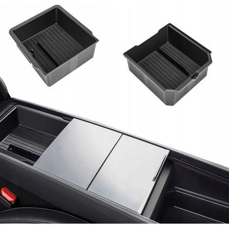 Organizador de reposabrazos Topfit para Tesla Model 3 Highland 2024, negro (1/4)