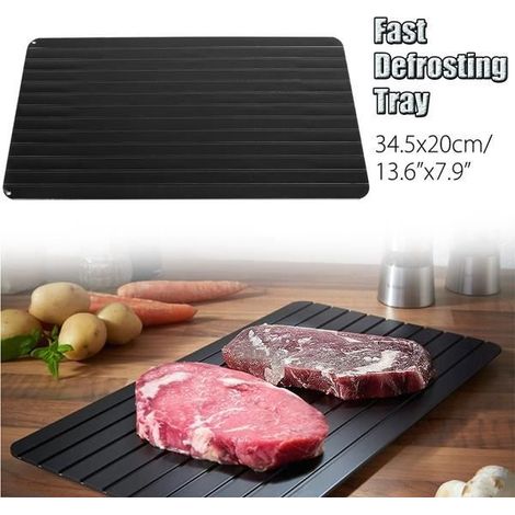 Plateau de Décongélation Rapide en Aluminium 34.5x20 cm pour Viande (1/3)