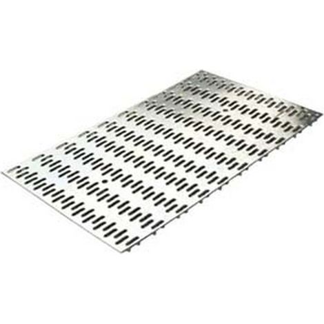 6PZ PIASTRA RICAMBIO RASATORE A DENTI DI LUPO PER INTONACO - cm.25,3x15,5