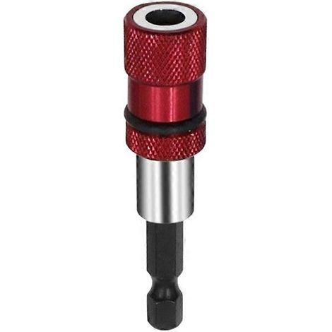 Porte-embout magnétique pour perceuse électrique à tige hexagonale 1/4", limiteur de magnétisme, rallonge réglable (1/4)