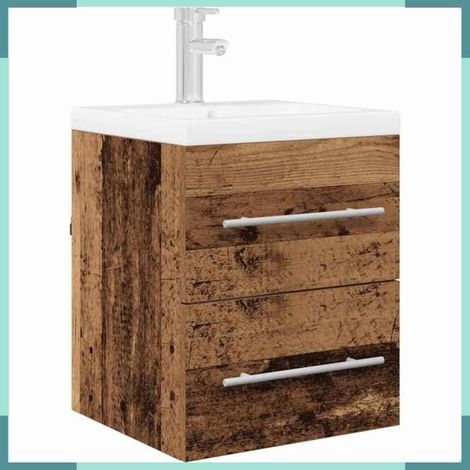 Armoire d'évier - 880450 - Bois d'ingénierie - 41 x 38,5 x 48 cm - Grand espace de stockage (1/5)