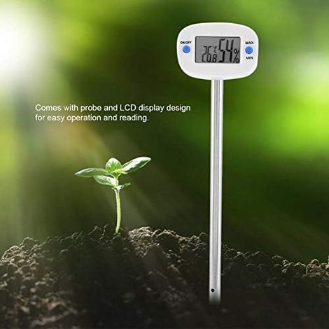 TA290 Igrometro digitale per terreno – Tester di temperatura e misurazione con sonda singola per orticoltura (1/4)