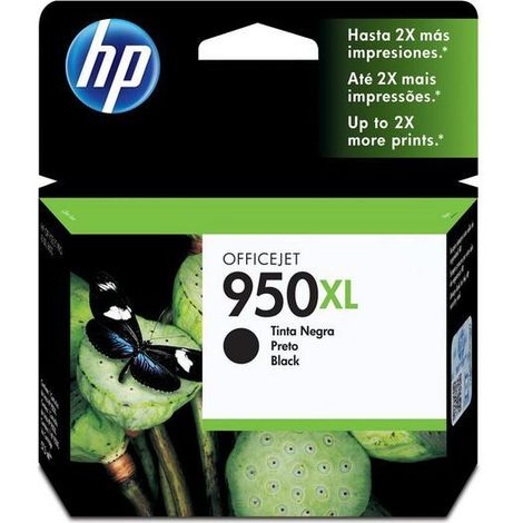 HP 950XL cartouche dencre noire grande capacite authentique pour HP OfficeJet Pro 251dw/276dw/8100/8600 CN045AE (1/5)