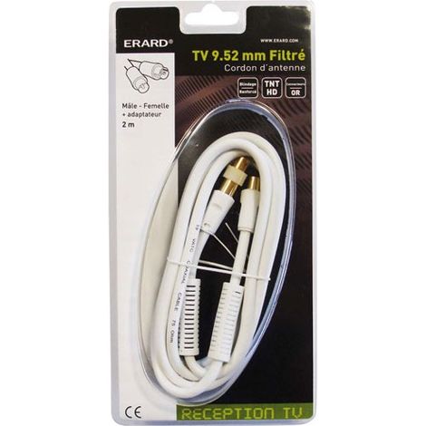 Cordons coaxiaux TV et satellite ITC ERARD CONNECT 4631 (1/3)
