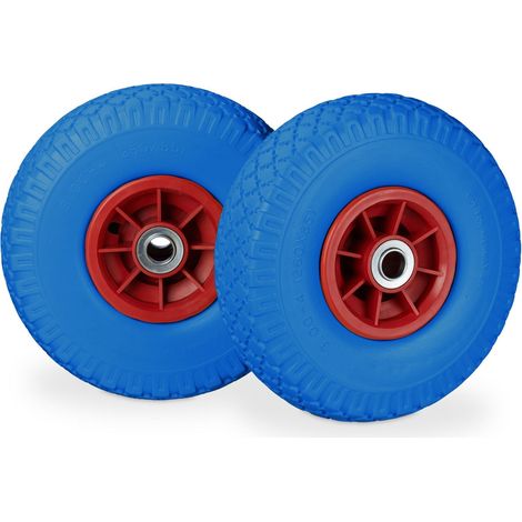 Schubkarrenrader pu gummi 2 stk 883077