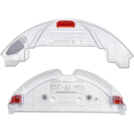Accessoire de balai à franges compatible avec les aspirateurs Xiaomi Roborock S5 MAX, S6 MaxV, couleur transparente, porte-lingettes, réservoir d'eau (1/5)