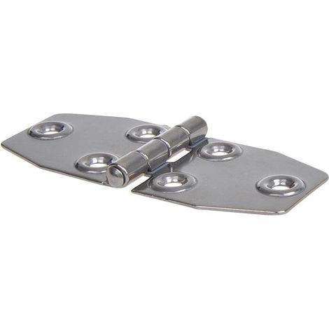 Cerniera 100x40mm V4A RVS AISI 316 6 fori