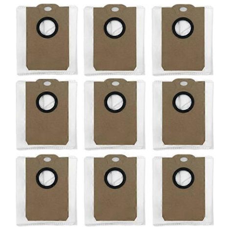 Lot de 9 sacs à poussière pour aspirateur Cecotec Conga 2299 Ultra Home X-Treme Genesis/ LIECTROUX G7 / EVOLUTION AIRO White Sweeper (1/5)