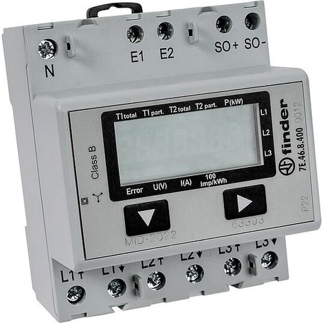Wolf Energiezähler 3-phasig mit SO-Schnittstelle, 2748849