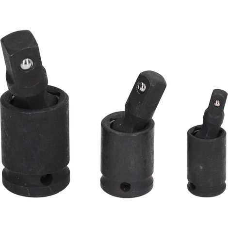 3 Pièces Joint Universel Douille Adaptateur 1/2 1/4 3/8 Entraînement Impact Extension pour Cliquet (1/5)
