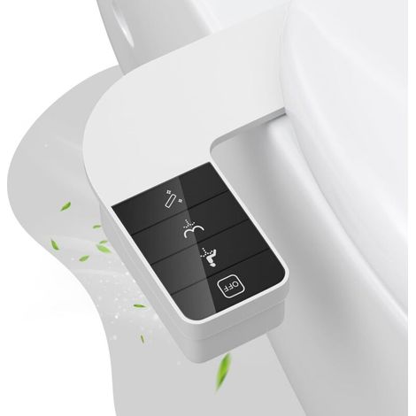 [NEVER USED] Toilet Bidet, Japanese Toilet Bowl, Non-Electric Bidet Sprayer with Dual Self-Cleaning Retractable Nozzles, Mounting