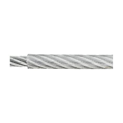 Corde en acier galvanisé dörner + helmer 190045 (Ø x L) 4 mm x 100 m gris A781531