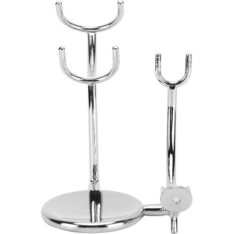 Support de rasoir manuel, porte-brosse à raser, bol à savon, support pour couteau en métal électroplaqué. (1/5)