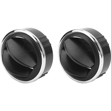 Grille d'aération ronde réglable pour climatiseur de camping-car (lot de 2) pour voiture, yacht, bus et camion. (1/5)