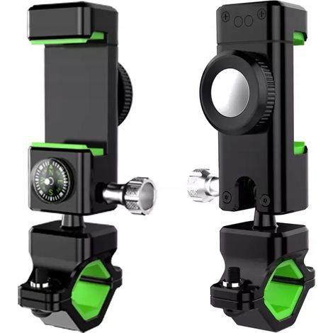 Verstellbarer, starker Kompass-Fahrrad-Telefonhalter für Lenker + Pad