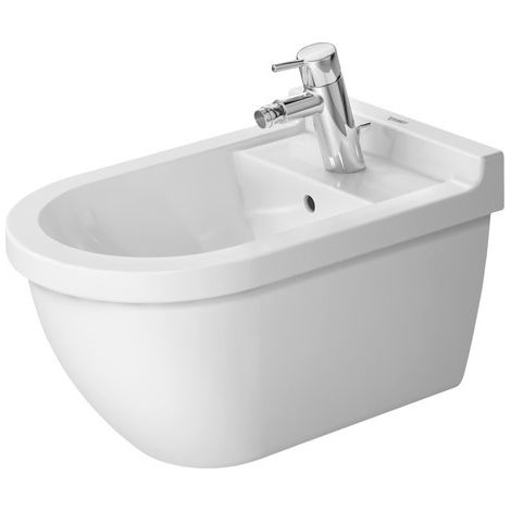 Duravit starck 3 bidet sospeso ceramica bianca l. 540mm (senza rubinetteria)