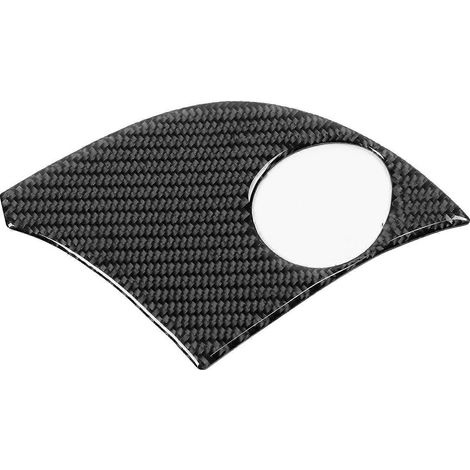 Motordruckknopf-Bedienfeld-Rahmenverkleidung aus Kohlefaser, passend für Prius 2012–2015 LHD