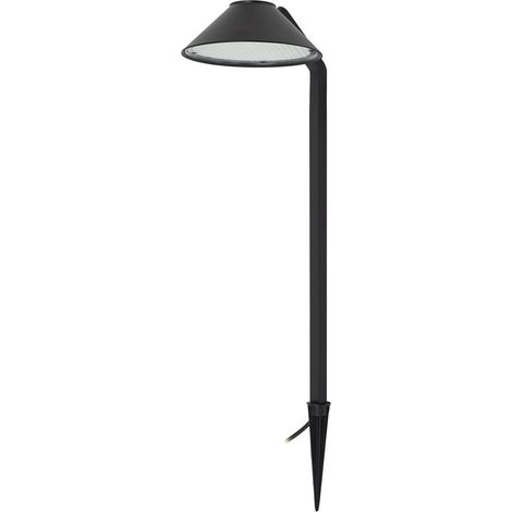 [GEBRAUCHT] B-Ware Lindby Led Erdspießleuchte Gartenleuchte Capelo Schwarz Metall 77cm Lampe Spot