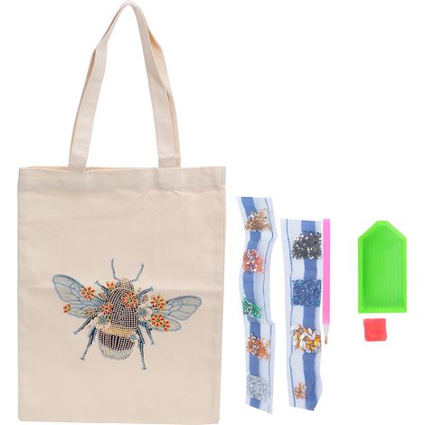 Diamond Painting Tote Bag Practical Colorful Special for Schoolbag Storage Picnic Travel GiftsBB013 (1/5)