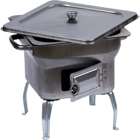 BARBECUE IN ACCIAIO FORNACELLA 25X25XH24 CM- 1,0 pz