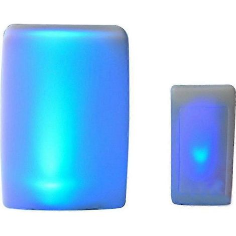 Sonnette sans fil puissante avec musique et flash lumineux, idéale pour les personnes âgées ou sourdes (2024). Service de sonnette avec pager. (1/5)
