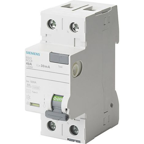 SIEMENS Fehlerstrom-Schutzschalter 5SV3314-6, 40 A