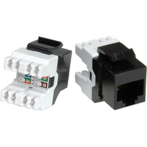 Panneau De Brassage - Cat5e - 24 Ports - 19 Pouces - UTP Non Blindé - Noir - Krone LSAplus