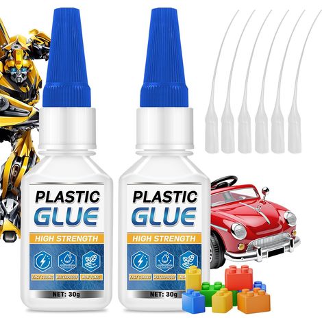 Colle Plastique 30g2 – Colle Transparent, Colle Maquette Plastique pour ABS, PVC, PLA, Acrylique (1/5)