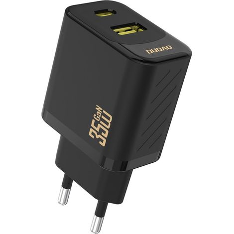 Cargador de pared A27 MaxC USB-C USB-A GaN de 35 W - Negro (1/5)