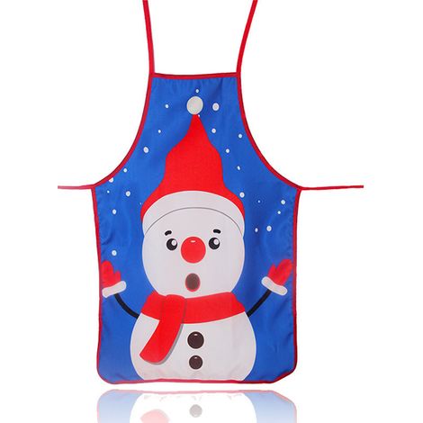 Joyeux Noël flanelle femmes tablier cuisine Restaurant cuisine bavoir tabliers