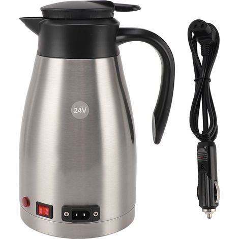 Bouilloire électrique 24V pour camion + [Sans Marque] + Modèle 200W + Acier inoxydable 304, 1,3L (1/4)