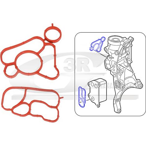3RG 76703 KIT JUNTAS INTERCAMBIADOR (2PCS)