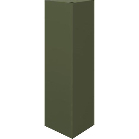 Maison Exclusive - Pflanzkübel Olivgrün Dreieckig 30x26x75 cm Sta