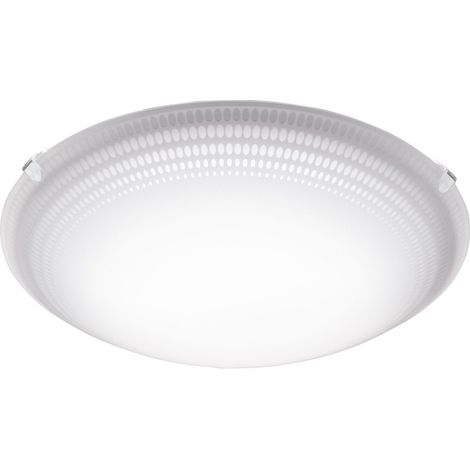 Lampe LED applique murale 1 flamme, plafonnier en acier (1/3)