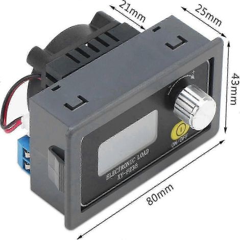 Testeur de capacité de décharge à module de charge électronique à courant constant, réglable en puissance, applicable : 5 A, 35 W (1/5)