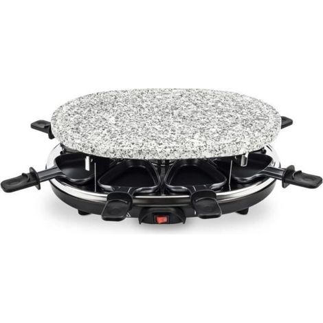 Appareil a raclette et pierre a cuire HKoeNIG - RP858 - Jusqu'a 8 personnes - 900W (1/5)