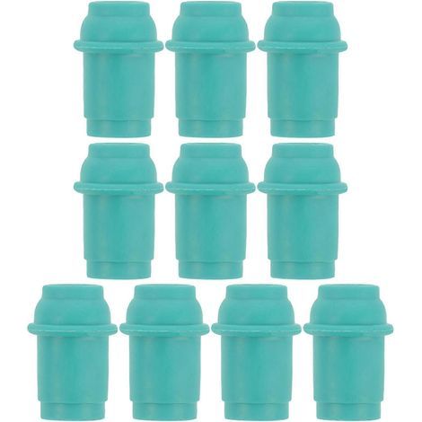 10 connecteurs pour appareil de ventouses, embouts de pompe à ventouses sous vide, connecteurs pour pompe manuelle à ventouses-3.00X2.00X2.00CM-Green (1/4)