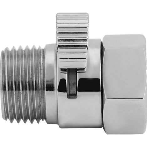 G1/2 Durchflussregler-Absperrventil für Wassersparfunktion für Duschkopf, Handbrause und Bidet-Sprühkopf (Neu) (1/5)