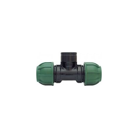TEE A 90° A STRINGERE CON DERIVAZIONE FIL. FEMMINA Ø mm